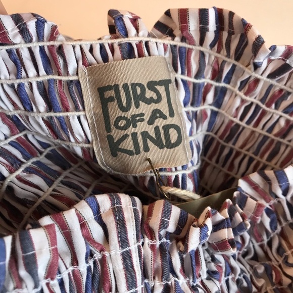 LF Furst of Kind Shirred Crop Top Sleeves NWT $120 - Picture 9 of 9